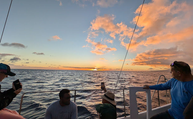 Sunset Sail with group on a boat