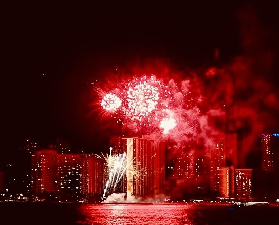 Hilton Hawaii Fireworks