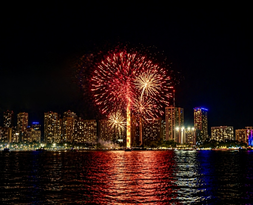 Friday Night Waikiki Fireworks
