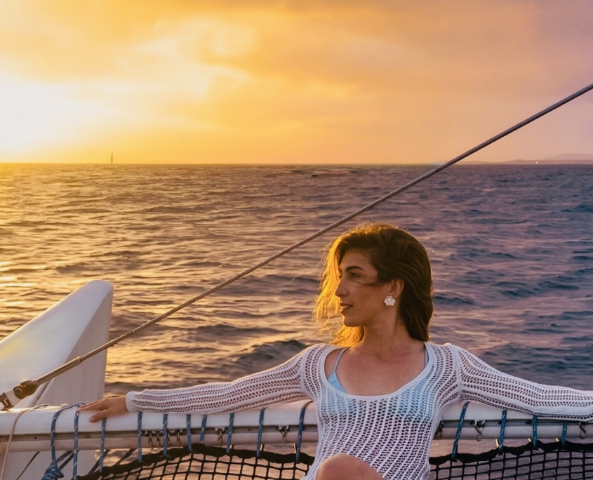 Hawaiian Sunset Catamaran Sail Waikiki