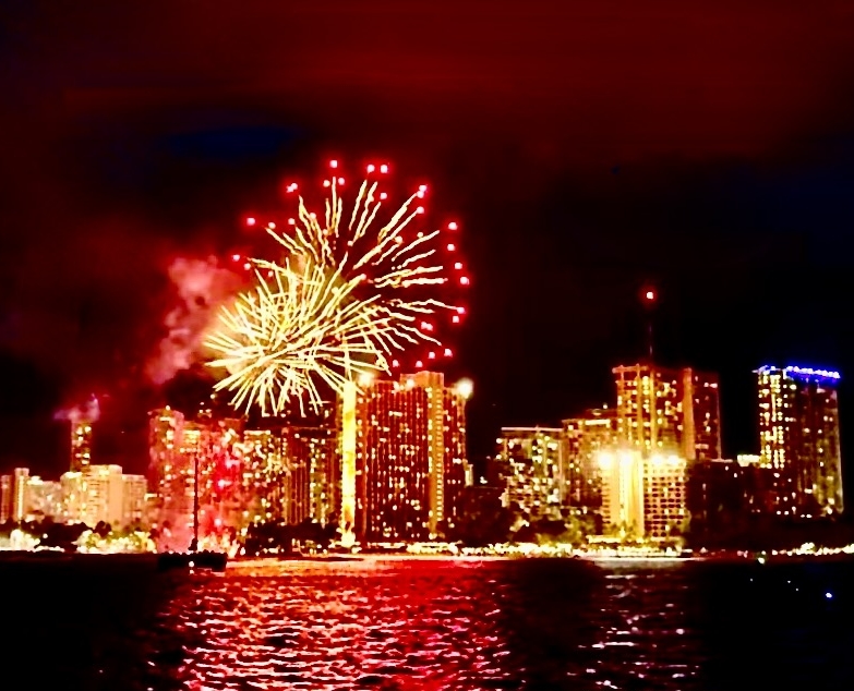 Waikiki Fireworks