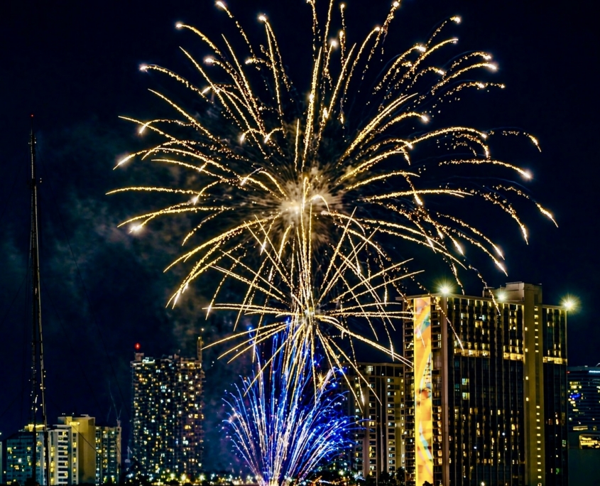 Hilton Hawaii Fireworks