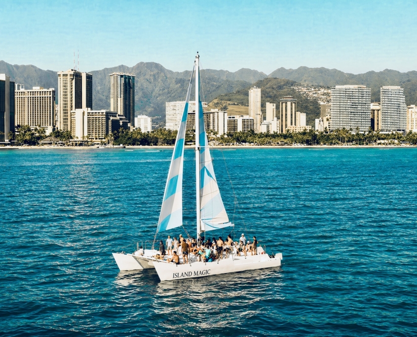 Island Magic Catamaran Sail Private BYOB BYO