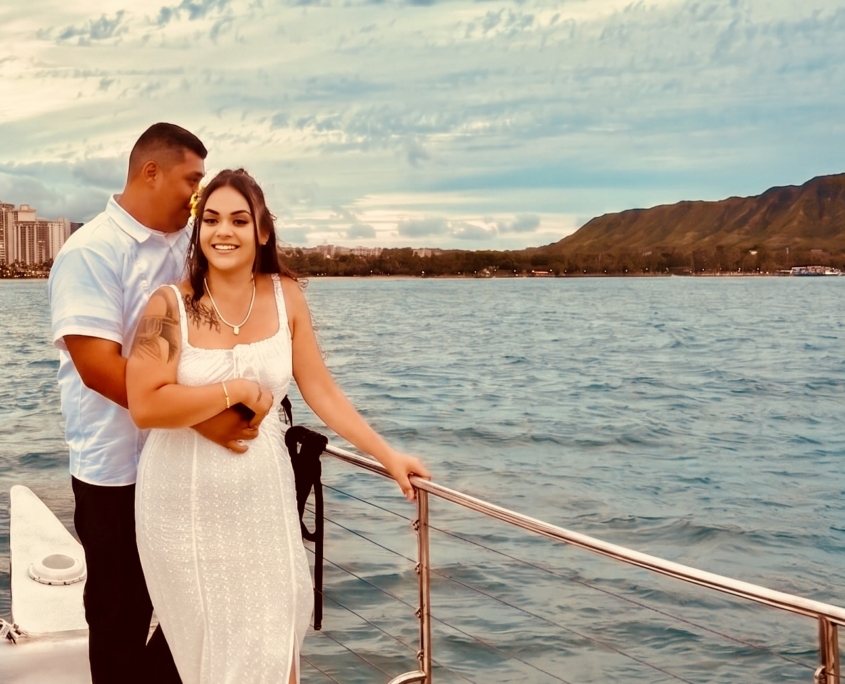 Waikiki Proposal Catamaran Sail Hawaii