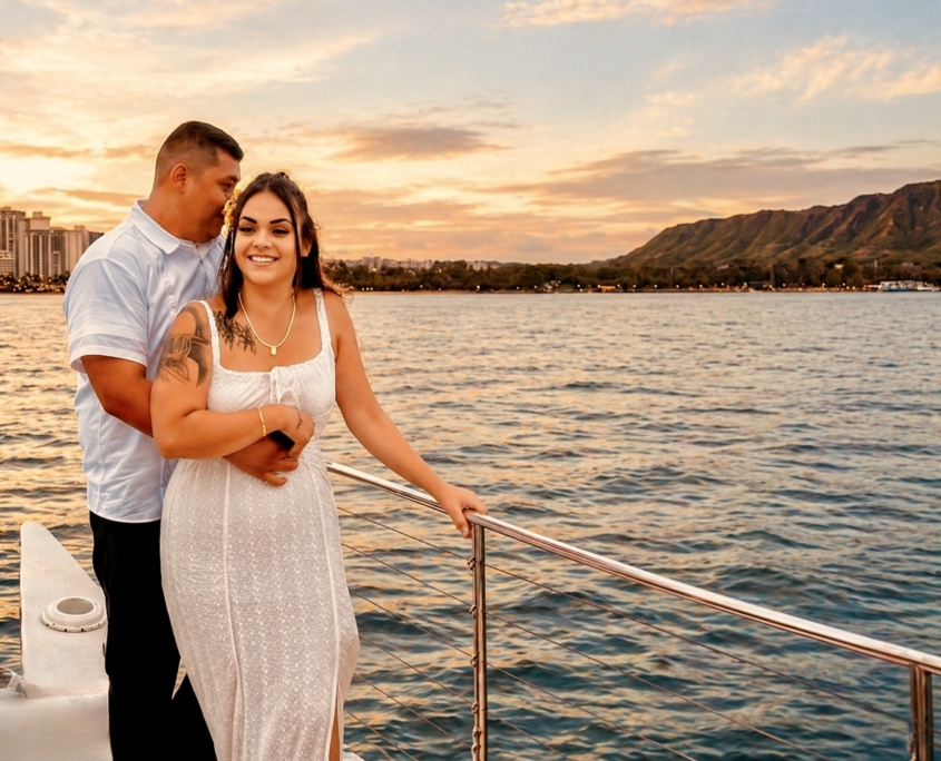 Waikiki Proposal Catamaran Sail Hawaii